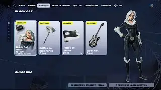 NOUVEAU SKIN BLACK CAT (🔥) *NEW* BOUTIQUE FORTNITE DU 14 SEPTEMBRE 2024