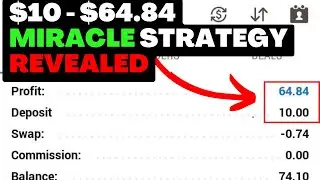 How to GROW $10 to $64.84 with boom and crash in 1 DAY