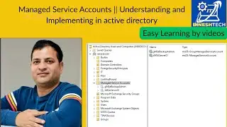 Managed Service Accounts || Understanding and Implementing in active directory