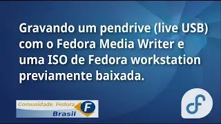 Gravando live-usb com fedora media writer