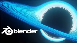 Black hole in Blender (Refraction in Eevee)😲😲😲Very Very Very Easy!!!........🤔