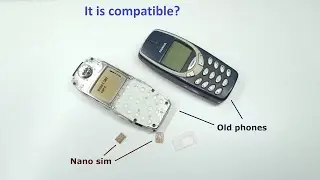 Sim holder for old phones #nokia #tech