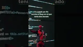 Cuando al fin termino el bug con el que tenia días atorado 🐞🖥️