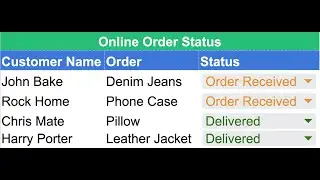 Create Dropdown Menu