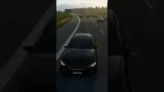 BMW'ciler ile piyasa yaparken ufak bir sürtme yaşandı...