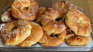 Puff pastry buns for tea THE DOUGH IS JUST FLUFFY! NO WONDER MILLIONS LOVE THEM!