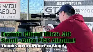 AE22 - Check out the Evanix Cloud Ultra .30 Semi-Automatic Airgun sent to us by Airgun Pro Shop.