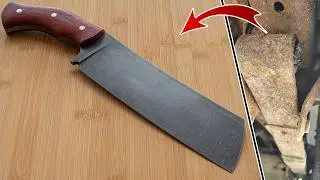 Knife Making - Chopper from Leaf Spring