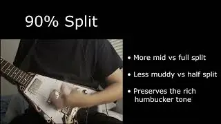 Spin-a-Split (variable coil split) demo / Easy guitar mod