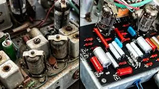 Ламповый звук или мусор? Реставрация УНЧ Беларусь-210Л