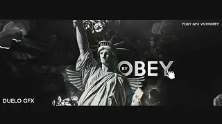 ¡Duelo Gfx! Speed Art •22 | Header For ByObey [Foxy Gfx Vs By Obey]