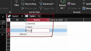 How to reset auto number data type in Microsoft Access