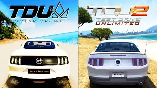 TDU Solar Crown vs TDU 2 | Graphics, Physics and Details Comparison