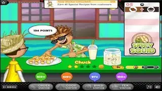 Papa's Sushiria - All Recipes Unlocked + All Stickers + All Outfits