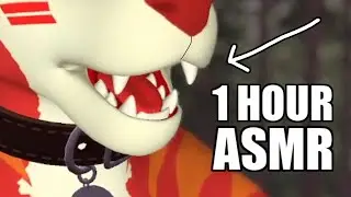 [Furry ASMR] Werewolf taste tests you 🐺 (mouth sounds) [1 Hour + 3DIO]