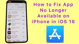 How to Fix App No Longer Available on iPhone in iOS 16