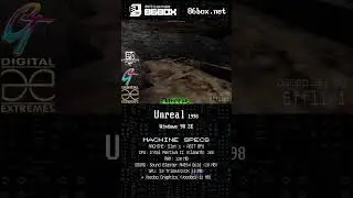Unreal (1998) [intro screen] running on Windows 98 SE — #retrogaming #windows98
