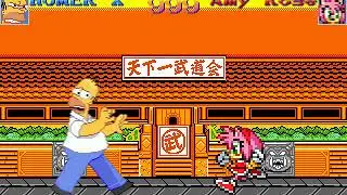 Mugen Homer Simpson X vs Amy Rose