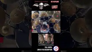 AVENGED SEVENFOLD | LOST | DRUM COVER | Bosphorus Cymbals #shorts #end #doublebass