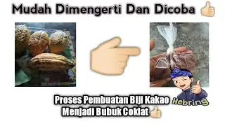 Viralllllllll......Beginilah Proses Pembuatan Biji Kakao Menjadi Bubuk Coklat Secara Manual 😱