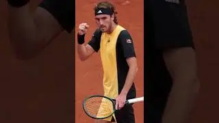 Victory for Stefanos ! 🎾✨ 