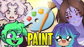 4 ANIMADORES PROFISSIONAIS DESENHANDO NO PAINT