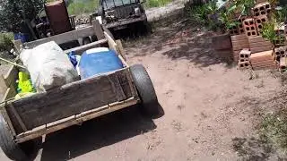 trator caseiro muito útil para a lida no sítio
