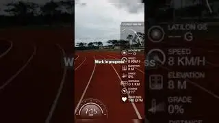 Real time data gauge overlay for running footage. An Experimentation.
