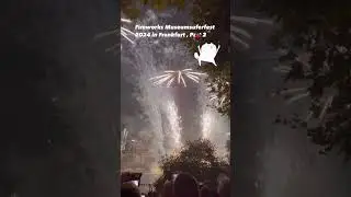 #viral #travel #germany #frankfurt #Fireworks Museumsuferfest 2024 in Frankfurt , Part 2