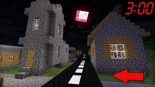 НИКОГДА НЕ ИДИ ПО ЭТОЙ ДОРОГЕ В ДЕРЕВНЕ ЖИТЕЛЕЙ В 3 ЧАСА НОЧИ В МАЙНКРАФТ | Компот Minecraft