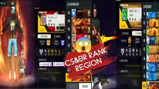 CS & BR Rank Region Done || free fire region attitude status || king official Guild awards