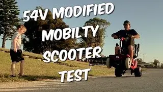 Modified Mobility Scooter Test Drive #powerwheelsaustralia #modifiedpowerwheels #mobilityscooter