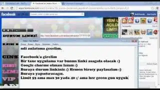 Facebook Durum Beğendirme Hilesi ! %100 Çalışıyor !