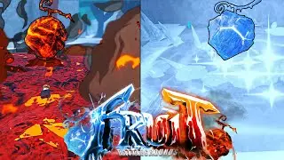 ICE V2 AND MAGMA V2 (New Fruit Battlegrounds Update)