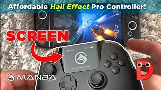 🎮 CRAZY GOOD Manba One Controller with a SCREEN I Hall effect + RGB lights + Dock REVIEWED