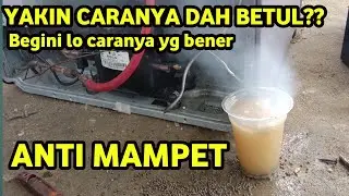 cara bener flushing membersihkan kotoran kulkas agar tidak mampet