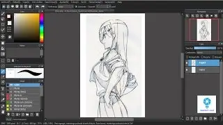 How to make a lineart in drawings: /  Como realizar un Lineart en dibujos: