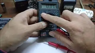 Medición de tensión con tester