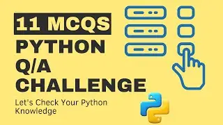 11 Python MCQs - Questions and Answers #coding #programming #python