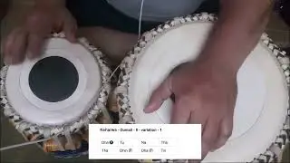 Tabla Class: Dumali Variation with Tape Pattern