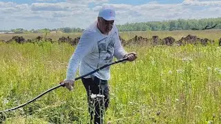 Косить траву не разучились
