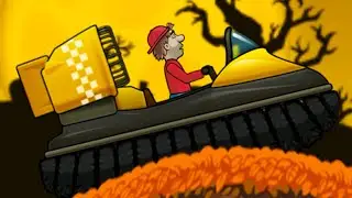 Экраноплан в Хилл Климб #22 Локация Призрачно Hill Climb Racing на Машинки Кида