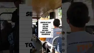 Singkatan nama jalan di Kota Bandung versi akang tour guide Bandros