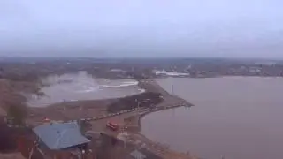 Паводок в Кудымкаре, городской пруд 20.04.2016, 9:30