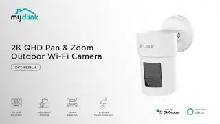 mydlink 2K QHD Pan & Zoom Outdoor Wi-Fi Camera (DCS-8635LH)