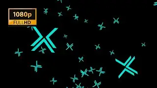 X Overlay Blue Motion Graphics Overlay