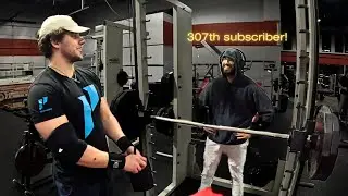 MEETING MY 307TH SUB + CHEST WORKOUT
