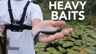 Punching HEAVY baits for Florida bass!