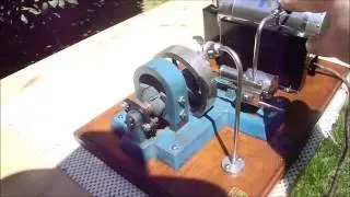 Very Early 1930's Jensen Steam Engine Big Power Plant on Live Steam