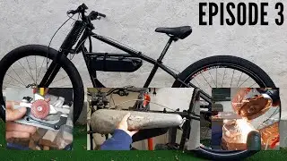#3 DIY Vélo Café Racer - Frein arrière + calage de roue + question sur le carénage!